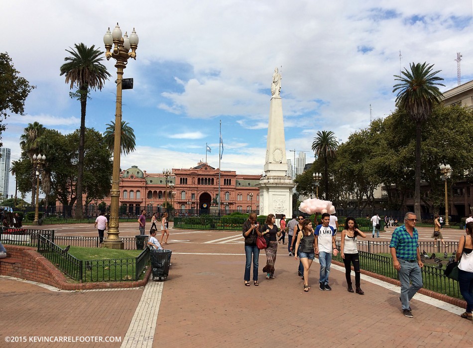 Plaza de Mayo in the afternoon